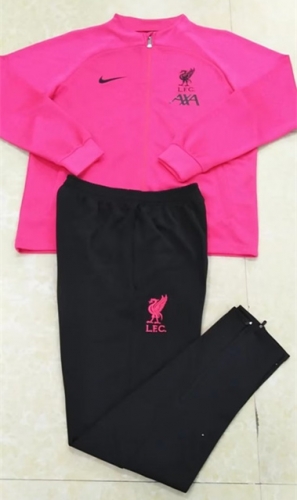 2022-23 Liverpool Pink Thailand Soccer Jacket Uniform-411