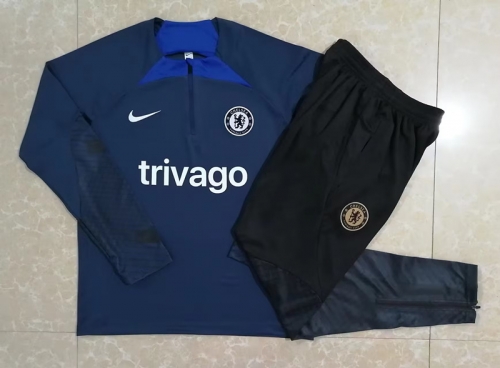 2022/23 Chelsea Royal Blue Thailand Training Soccer Tracksuit Uniform-815