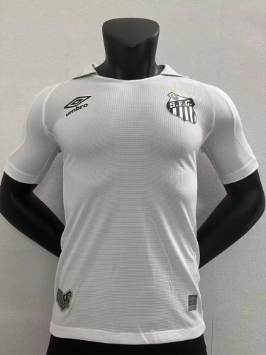 Player Version 2022-23 Santos FC Home White Thailand Soccer Jersey-16