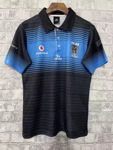 2022/23 Fiji Blue & Black Thailand Rugby Shirts-805