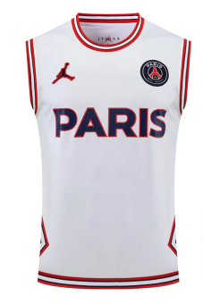 2022/23 Paris SG White Soccer Training Vest-418