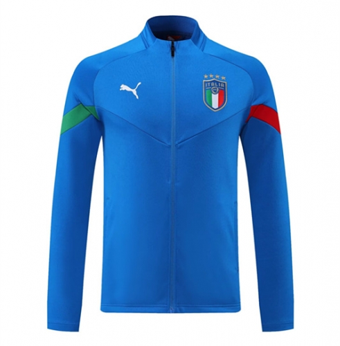 2021/22 Italy Cai Blue Soccer Jacket Top-LH