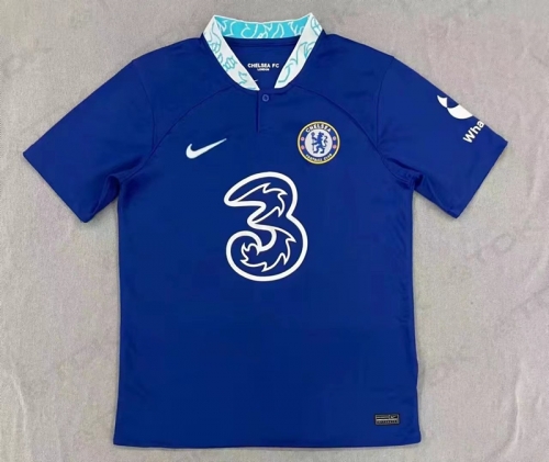 With Sleeve Adv 2022/23 Chelsea Home Blue Thailand Soccer Jersey AAA-320/705/416