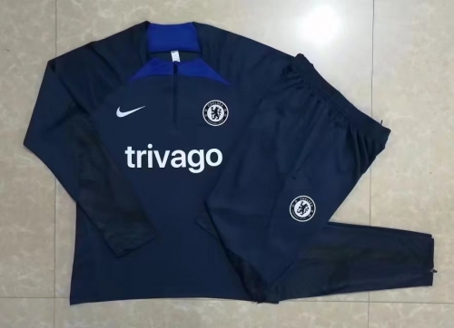 2022/23 Chelsea Royal Blue Thailand Training Soccer Tracksuit Uniform-815