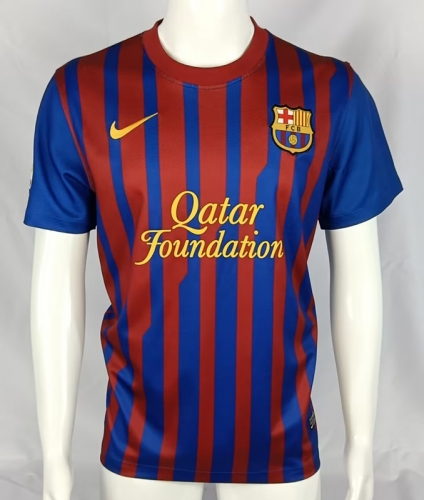 11-12 Retro Version Barcelona Red & Blue Thailand Soccer Jersey AAA-503/905/410