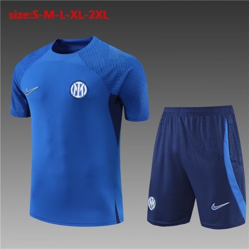 2022-23 Inter Milan CaiBlue Thailand Soccer Tracksuit Uniform-801