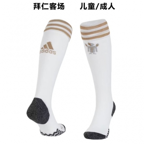 22/23 Bayern München Away White Thailand Soccer Socks