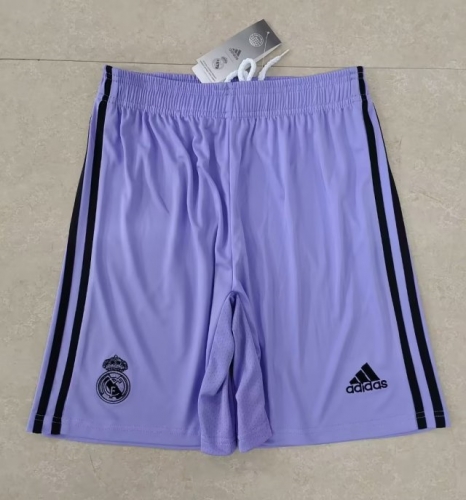 2022-23 Real Madrid Away Purple Thailand Soccer Shorts-509