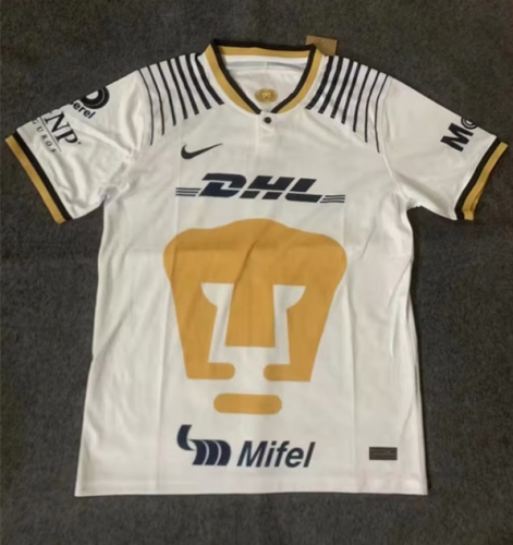 2022/23 Pumas UNAM Home White Thailand Soccer Jersey AAA-47/809