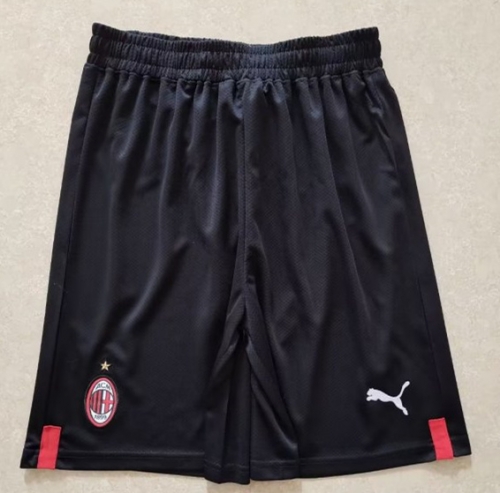 2022/23 AC Milan 2nd Away Black Thailand Soccer Shorts-509