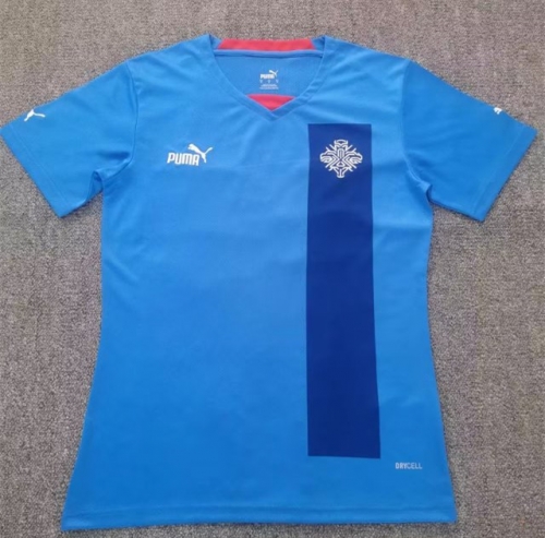 2022/23 Iceland Home Blue Thailand Soccer Jersey AAA-1040/709