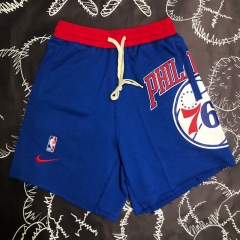 2021-2022 Philadelphia 76ers Blue NBA Shorts-311