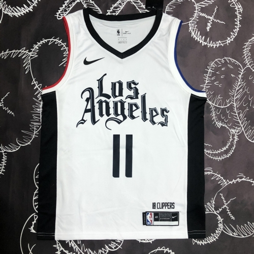 Latin Version 2022 Los Angeles Clippers White #11Jersey-311