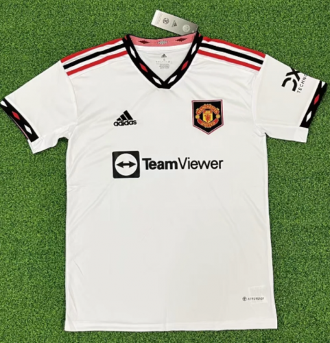 2022/23 Manchester United Away White Thailand Soccer Jersey AAA-711/416/320