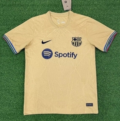 2022-23 Barcelona Away Yellow Thailand Soccer Jersey AAA-320/312