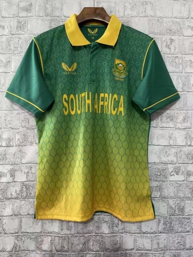 2022/23 South Africa Yellow & Green Shirts-805