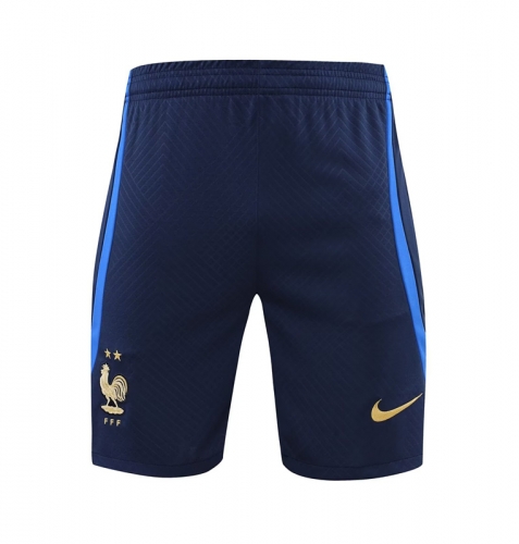 2022/23 France Royal Blue Thailand Soccer Shorts-418