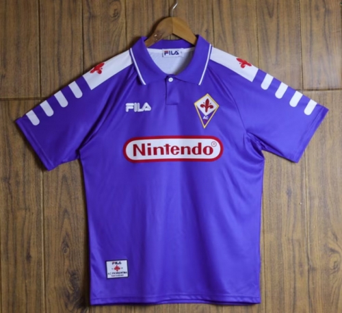 98 Retro Version Fiorentina Home Purple Thailand Soccer Jersey AAA-811/601