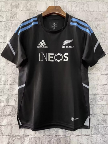 2022/23 New Zealand Gray & White Thailand Rugby Shirts-805