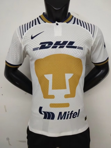 Player Version 2022/23 Pumas UNAM Home White Thailand Soccer Jersey AAA-MY