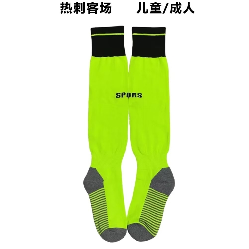 2022/23 Tottenham Hotspur Away fluorescent green Adult/Kids Thailand Soccer Socks