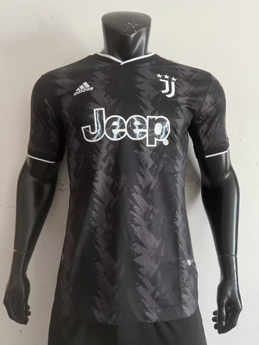 Player Version 2022-23 Juventus Away Black Thailand Soccer Jersey AAA-807/308