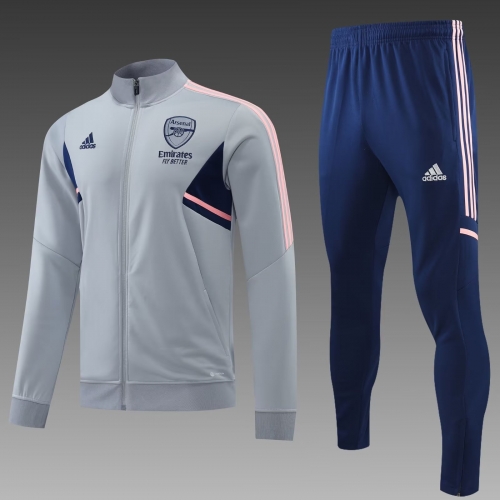 2022/23 Arsenal Gray Soccer Jacket Uniform-PO/801