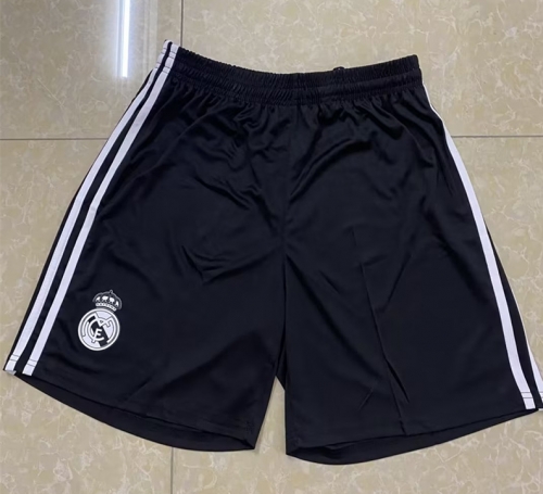 14-15 Retro Version Real Madrid Black Thailand Soccer Shorts-601/311