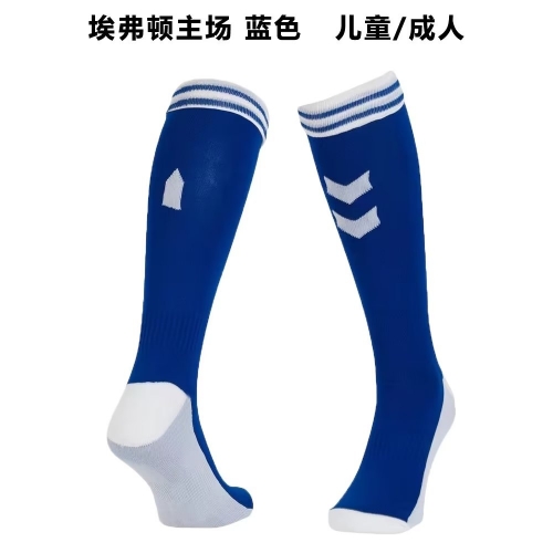 2022/23 Everton Home Blue Adult/Kids Thailand Soccer Socks