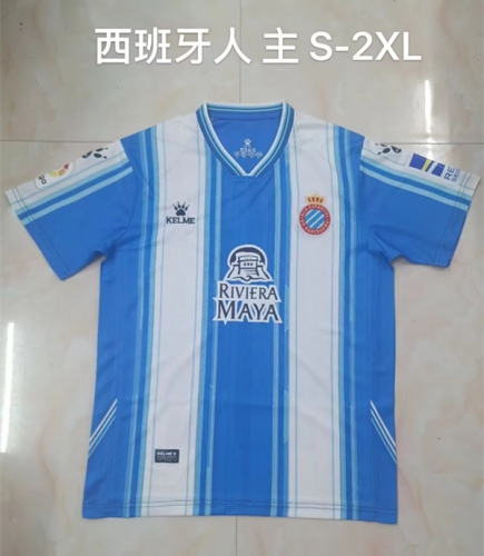 2022/23 RCD Espanyol Home White &  Blue Thailand Soccer Jersey AAA-709