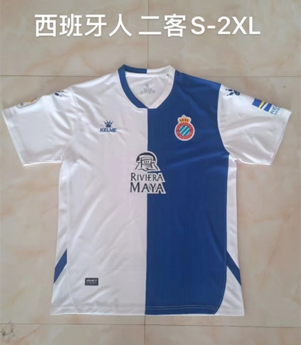 2022/23 RCD Espanyol 2nd Away White Thailand Soccer Jersey AAA-709