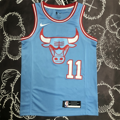 NBA Chicago Bull Blue #11 Jersey-311