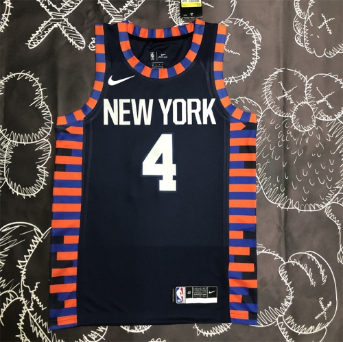 New York Kinicks NBA Black #4 Jersey-311