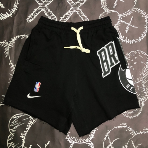 NBA Brooklyn Nets Black Shorts-311