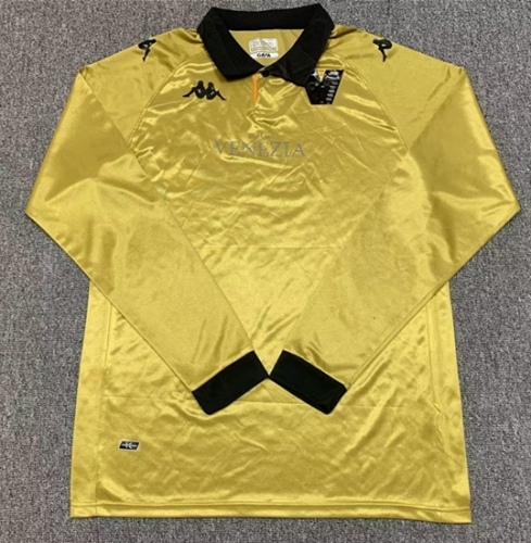 2022/23 Venezia 2nd Away Yellow LS Thailand Soccer Jersey AAA-1040/709