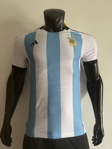 Player Special Version 2022/23 Argentina White & Blue Thailand Soccer Jersey AAA-16/308/2100