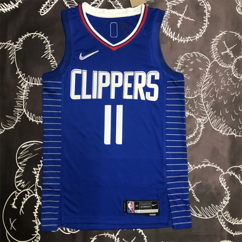 75th Anniversary Los Angeles Clippers Blue #11 NBA Jersey-311