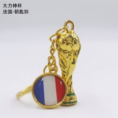 2022 World Cup France Football Key Chain Pendant Accessories