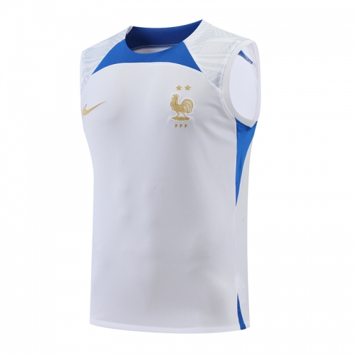 2022/23 France White Thailand Soccer Training Vest-418