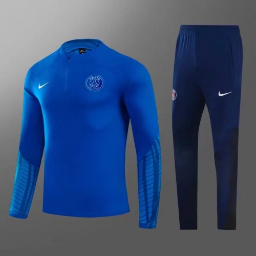 2022/23 Paris SG Blue Thailand Soccer Tracksuit Uniform-GDP