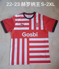 2022/23 Girona FC Home Red & White Thailand Soccer Jersey AAA-709