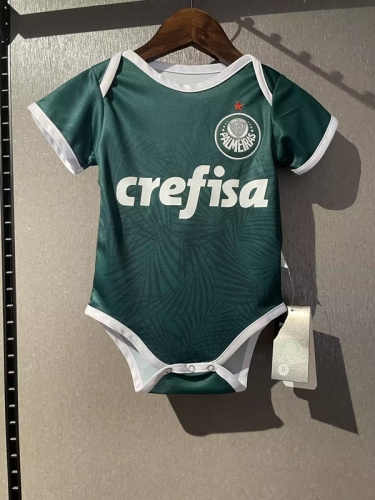 (Size 9&12) 2022/23 SE Palmeiras Home Green Baby Soccer Uniform-308