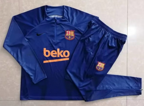 2022/23 Barcelona Blue Thailand Tracksuit Uniform-815