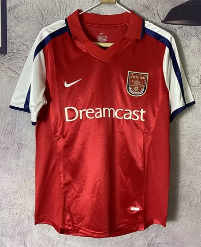 2000 Retro Version Arsenal Home Red Thailand Soccer Jersey AAA-313