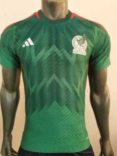 Player Version 2022-23 Mexico Home Green Thailand Soccer Jersey AAA-703/408