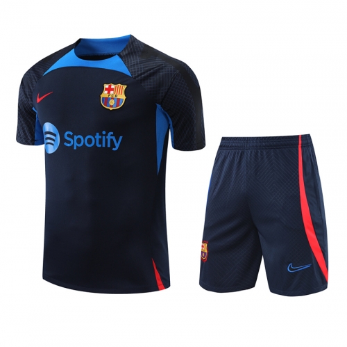 2022/23 Barcelona Royal Blue Thailand Soccer Training Uniform-418