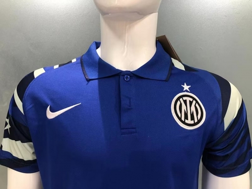 Player Version 2022/23 Inter Milan Blue Thailand Polo Jersey-BY