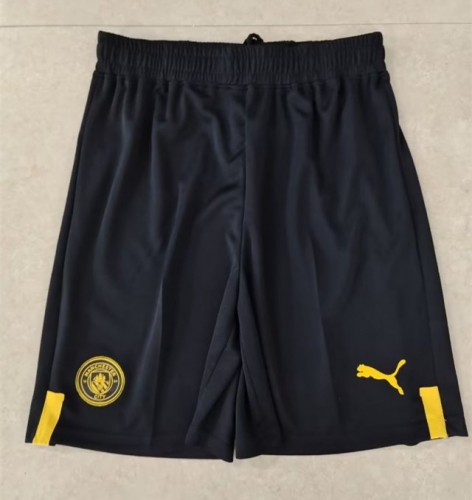 2022/23 Manchester City Away Black Thailand Soccer Shorts-315