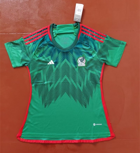 2022/23 Mexico Home Green Female Thailand Soccer Jersey-319/410