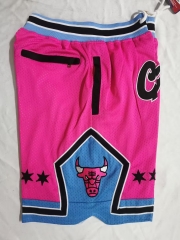 NBA Chicago Bull Pink NBA Shorts-805